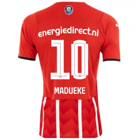 Billiga Fotbollströjor PSV Eindhoven Noni Madueke 10 Hemma tröja 2021/22 Kortärmad